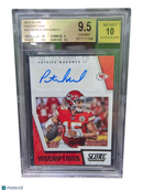 2018 Score Inscriptions Patrick Mahomes II