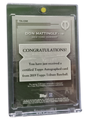 2019 Topps Tribute Don Mattingly