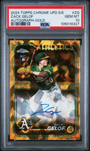 2024 Topps Chrome Update Sapphire Gold Zack Gelof