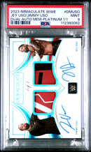 2023 Panini Immaculate WWE Dual Autographed Memorabilia Platinum 1/1 Jey Uso/Jimmy Uso