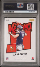 2024 Panini Absolute Kaboom! Horizontal JJ Mccarthy