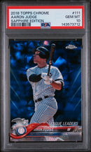 2018 Topps Chrome Sapphire Edition Aaron Judge