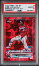 2022 Topps Chrome Sapphire Edition Red Jazz Chisholm Jr.