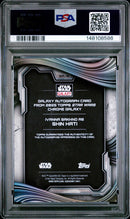 2025 Topps Chrome Star Wars Galaxy Autographs Wave Refractor Ivanna Sakhno/Shin Hati