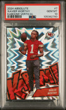 2024 Panini Absolute Kaboom! Vertical Xavier Worthy