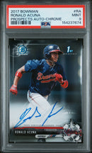 2017 Bowman Chrome Prospect Autograph Ronald Acuna