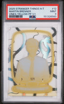 2025 Topps Stranger Things High Tek Vines-Yellow Printer Proof 1/1 Martin Brenner