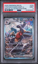 2025 Pokemon Scarlet and Violet Destined Rivals Special Illustration Rare Cynthia's Garchomp Ex