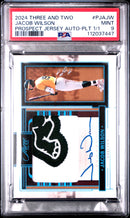 2024 Panini Three and Two Prospect Jersey Autographs Platinum Jacob Wilson