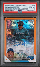 2023 Topps Chrome Update 2023 All-Star Game Autograph Orange Salvador Perez