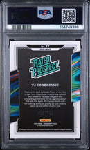 2024 Panini Prizm Draft Picks Rated Prospect Blue Seismic Vj Edgecombe