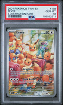 2024 Pokemon Scarlet and Violet Twilight Masquerade Illustration Rare Eevee