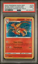 2022 Pokemon Sword and Shield Black Star Promo Pokemon Center United Kingdom Holo Special Delivery Charizard
