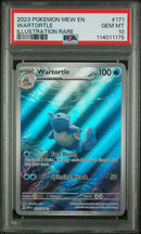 2023 Pokemon Scarlet and Violet 151 Illustration Rare Wartortle