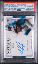2025 Panini National Treasures Update Upd-'19 Notable Ncknms Calvin Johnson