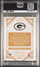 2023 Panini Flawless Flawless Frame Signatures Silver Jordan Love