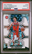 2021 Panini Mosaic White Sparkle Cade Cunningham