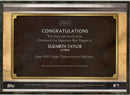 2020 Topps Transcendent Collection TCS-ET Elizabeth Taylor Transcendent Collection Auto