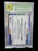 2019 Bowman Auto Relics Gold Refractors Fernando Tatis Jr. BCARFTJ BGS 9 Auto 10