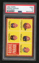 1962 Topps Doc Edwards/Ken Retzer/Bob Uecker/Doug Camilli/Don Pavletich