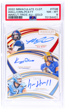 2022 Immaculate Trios Gold Matt Corral