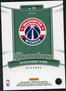 2024-25 Donruss Optic 18 Alexandre Sarr Downtown