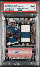 2023 Panini Obsidian Electric Etch Red Anthony Richardson