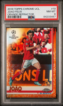 2018 Topps Chrome UEFA Champions League Orange Refractor Joao Felix
