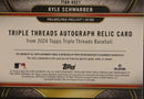 2024 Topps Triple Threads Autograph Relic Kyle Schwarber