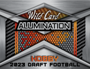 2023 Wild Card Alumination Draft Football Hobby 12 Box Case
