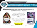 2023 Bowman Chrome University Football Hobby 12 Box Case