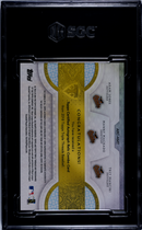2018 Topps Triple Threads Machado Mancini Jones