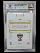 2020 Panini Flawless Collegiate Emerald Patrick Mahomes II