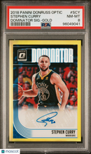 2018 Panini Donruss Optic Dominator Auto Stephen Curry