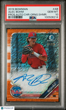 2019 Bowman Prospect Auto Chrome Alec Bohm