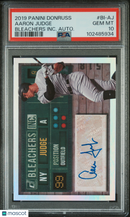 2019 Panini Donruss Bleachers Inc. Autographs Aaron Judge