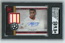 Tyler Adams 2020 Topps Museum Collection UCL Museum Auto Relics Ruby SGC 10/9.5
