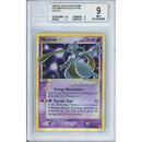 Pokemon Graded: Mewtwo Gold Star 103/110 Ex Holon Phantoms (2006) Holo Beckett 9