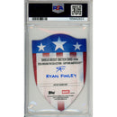 Shield Diecut Sketch Card: Signed Captain America Ryan Finley Authentic PSA/DNA Certified