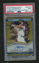 2020 Bowman Draft Class of '20 Autograph Gold Refractor Tyler Soderstrom