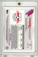 Tyler Adams 2021 Topps Chrome UCL Steve Aoki Edition Autographs Orange